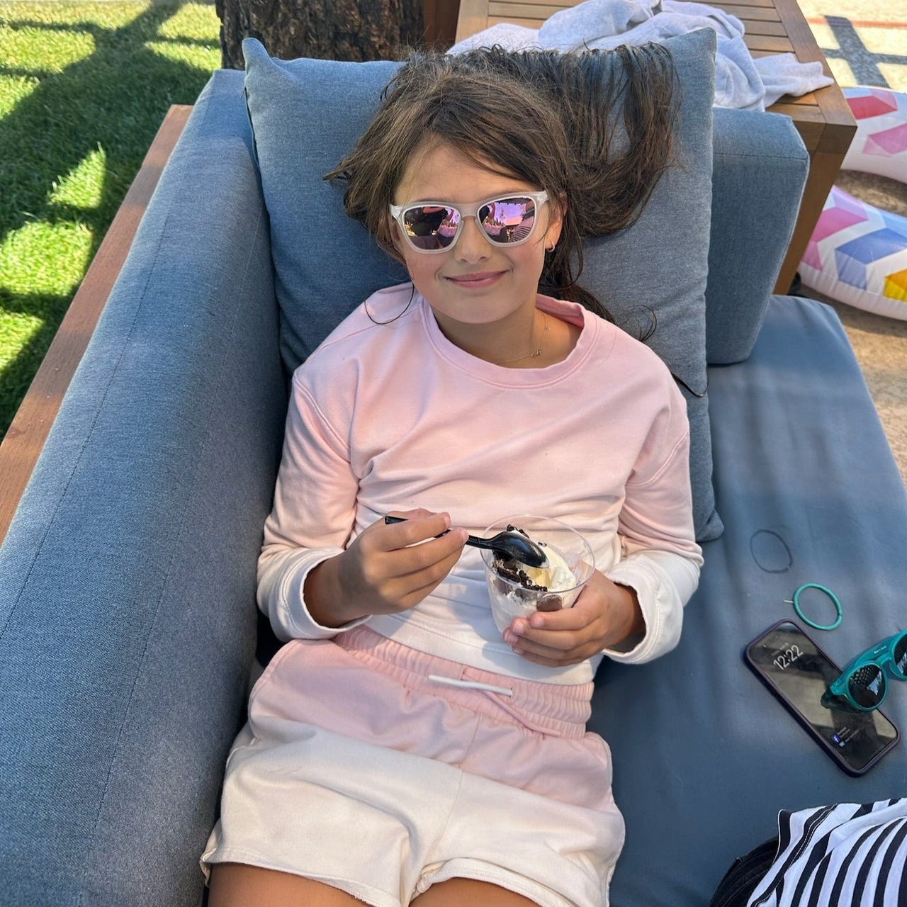 Ice Ice Baby - Clear Frame Sunglasses for Kids