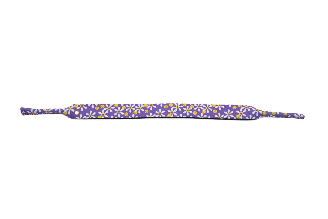 Sunglass Strap Purple Daisy