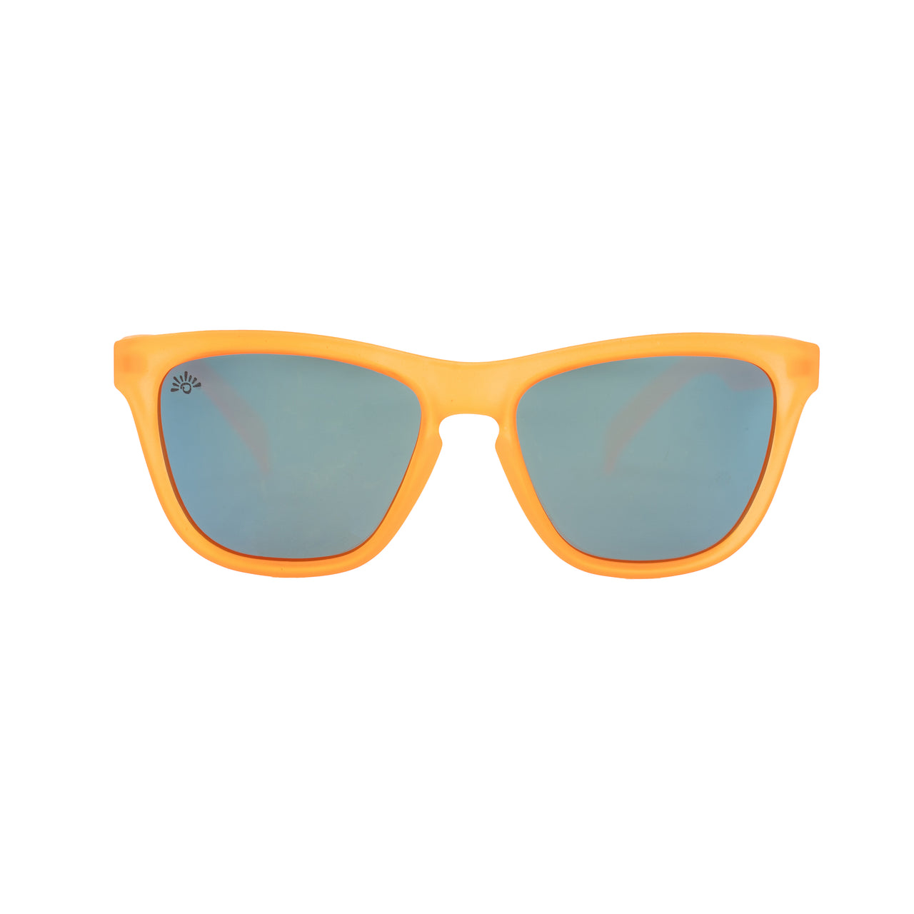 Chillin Like A Villian — Vibrant Orange Frame Sunglasses For Kids