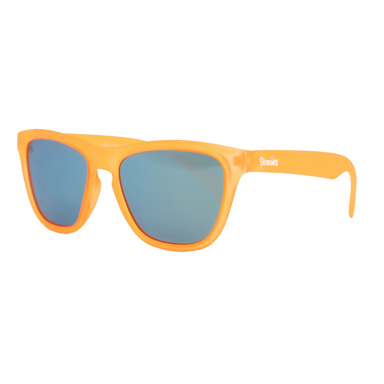 Chillin Like A Villian — Vibrant Orange Frame Sunglasses For Kids