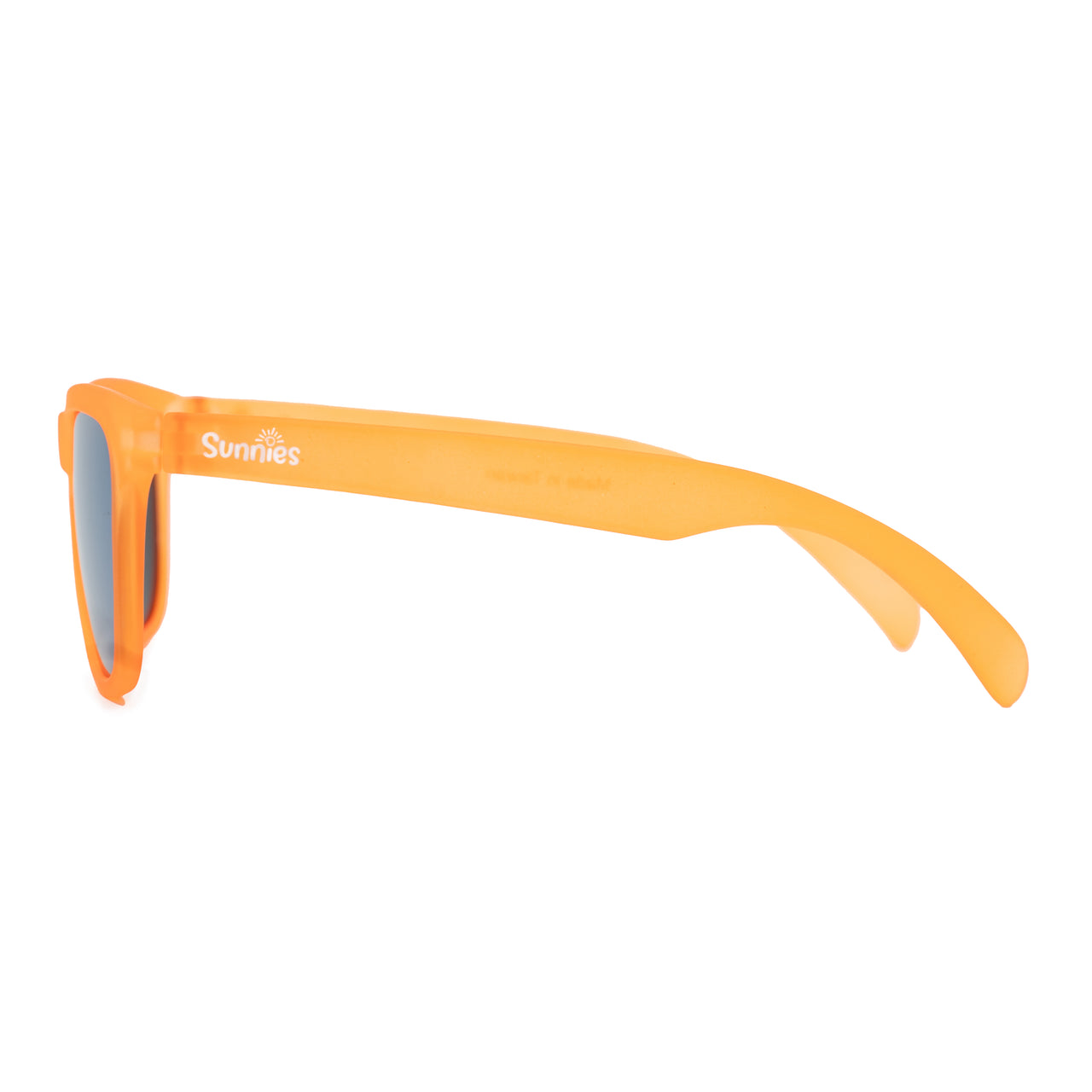 Chillin Like A Villian — Vibrant Orange Frame Sunglasses For Kids