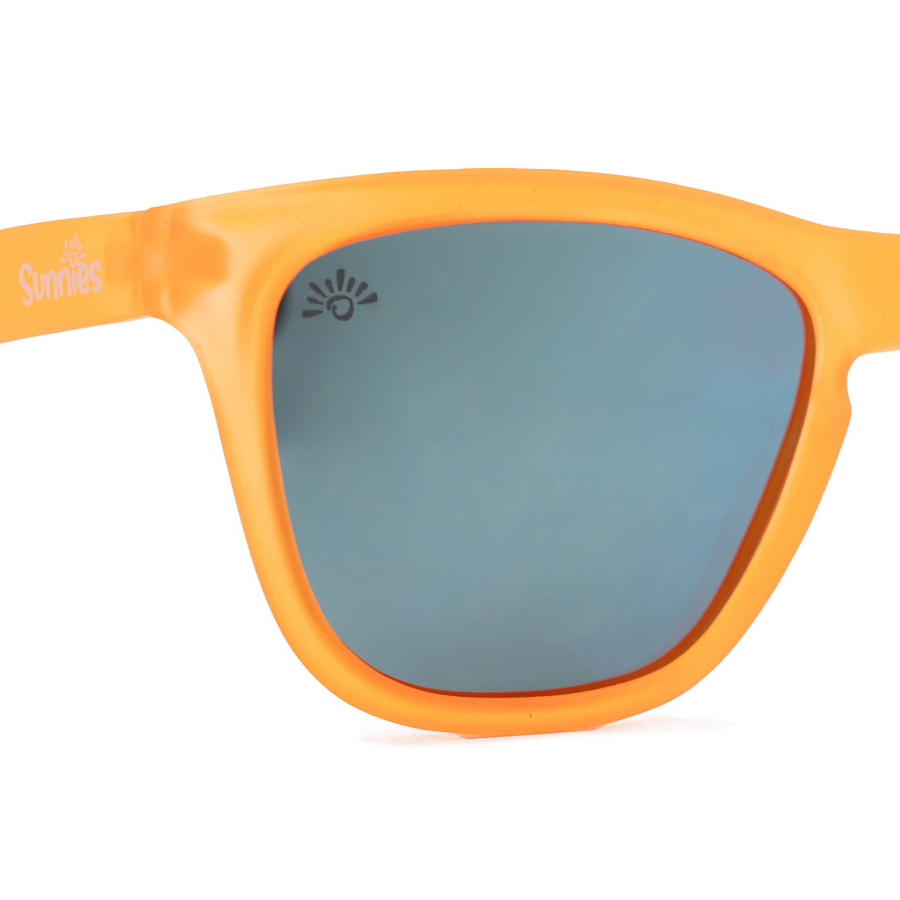 Chillin Like A Villian — Vibrant Orange Frame Sunglasses For Kids