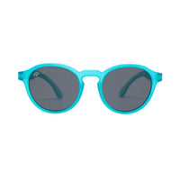 Thumbnail for Teal Me About It - Teal Round Frame Sunglasses for Kids