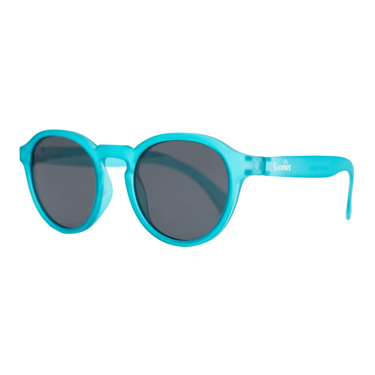 Teal Me About It - Teal Round Frame Sunglasses for Kids