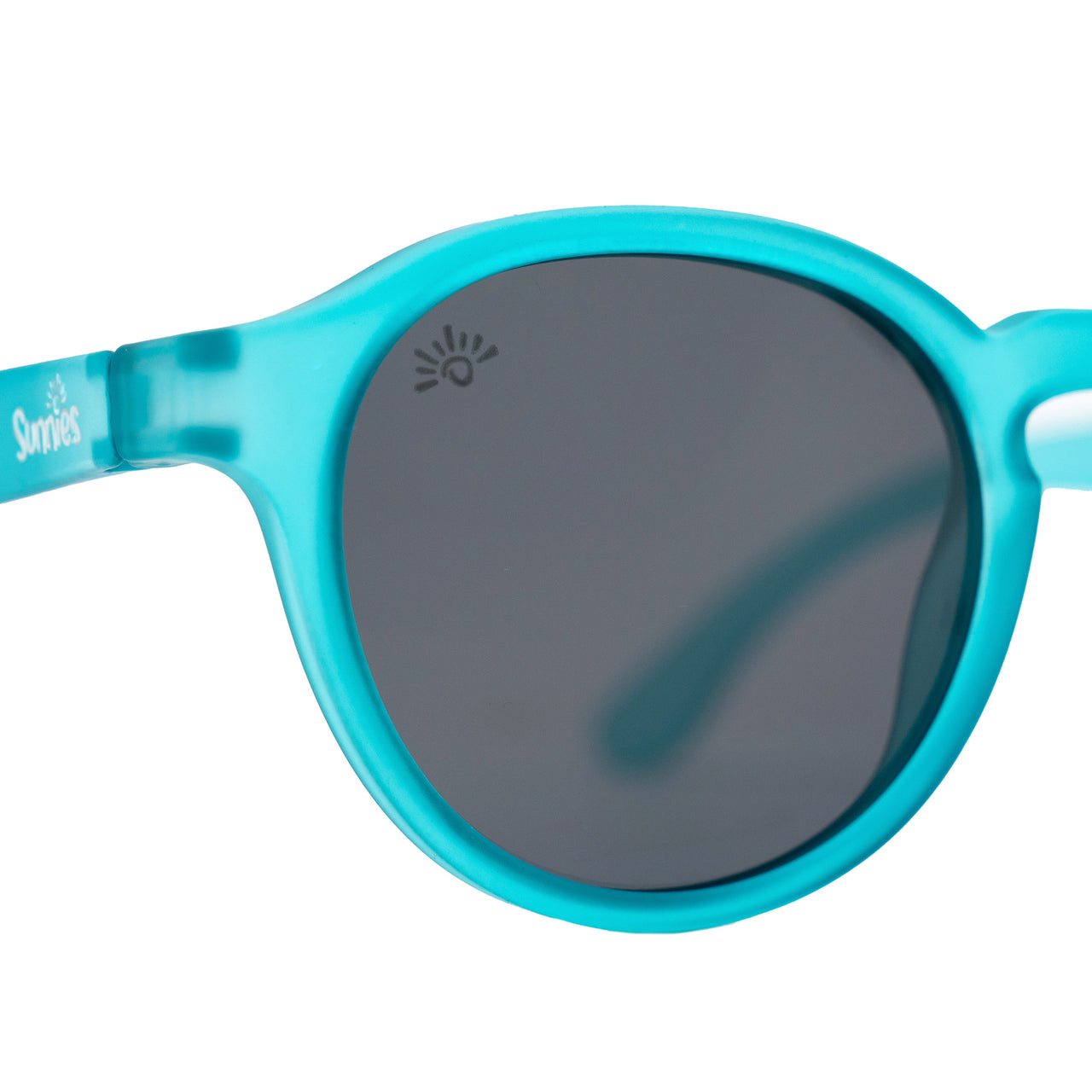 Teal Me About It - Teal Round Frame Sunglasses for Kids