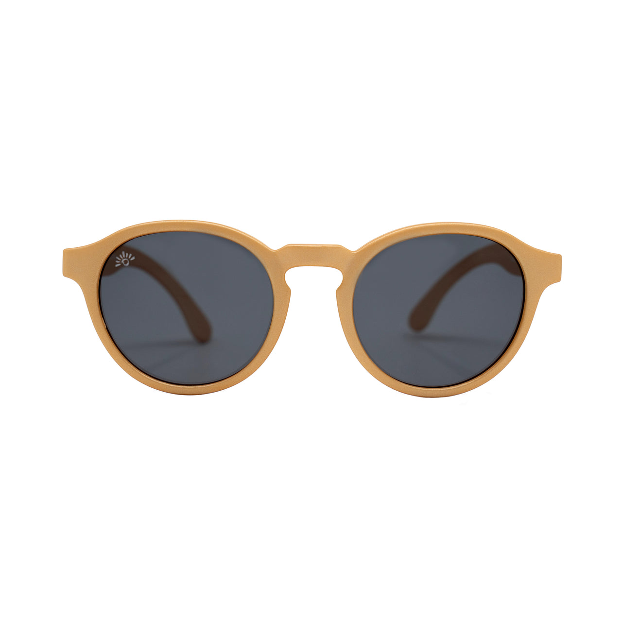 Go for the Gold! - Gold Round Frame Sunglasses for Kids