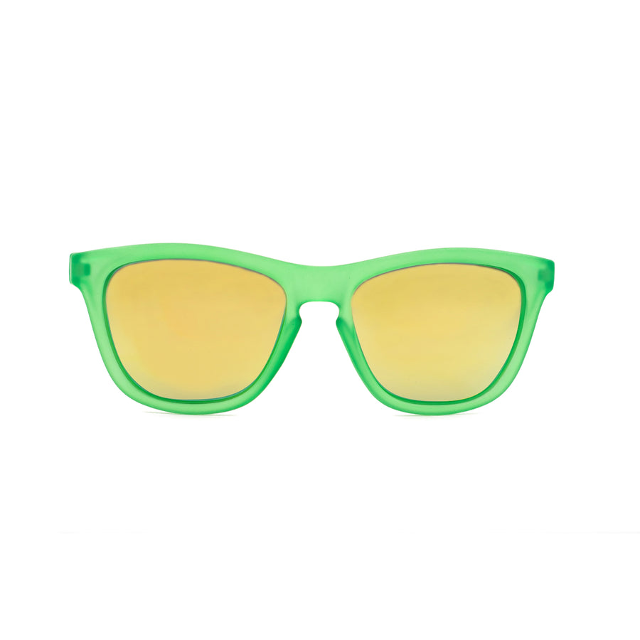 White and cheap green sunglasses